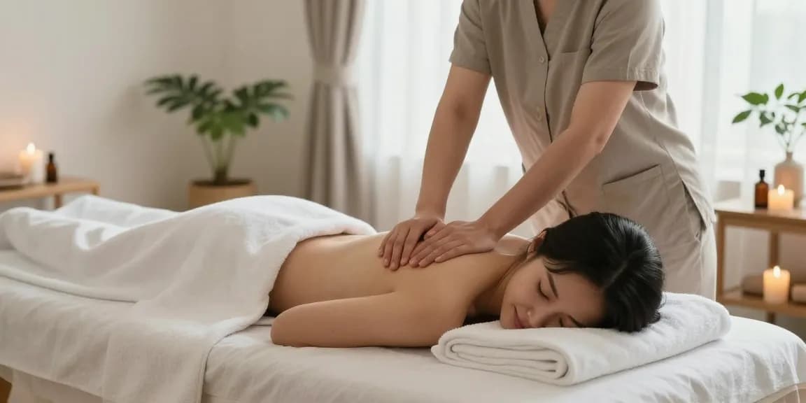 Experience the soothing effects of 역삼출장안마 in a serene home massage setting.