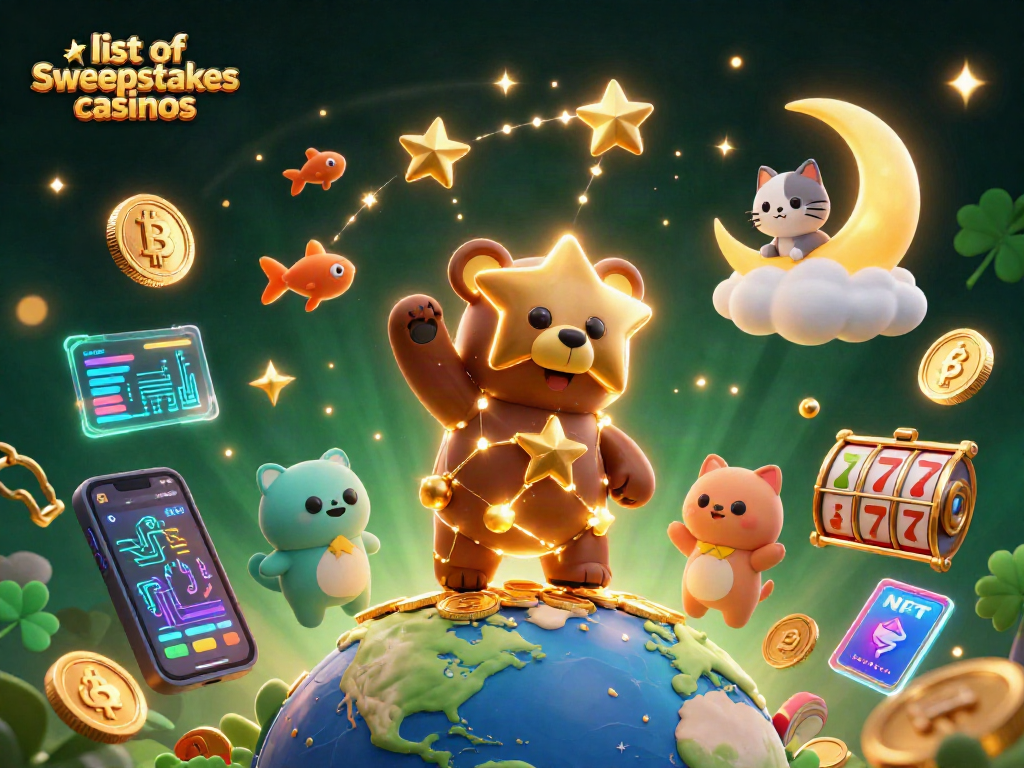 Engage with the list of sweepstakes casinos and discover opportunities for jackpot wins!