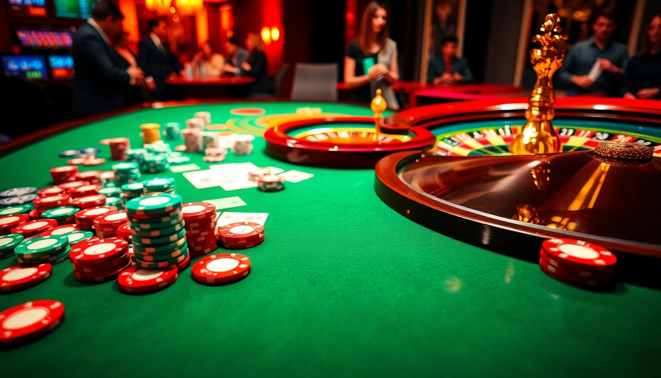 Engage in thrilling gameplay at https://rr8888.in.net/ with vibrant poker chips and a roulette wheel.
