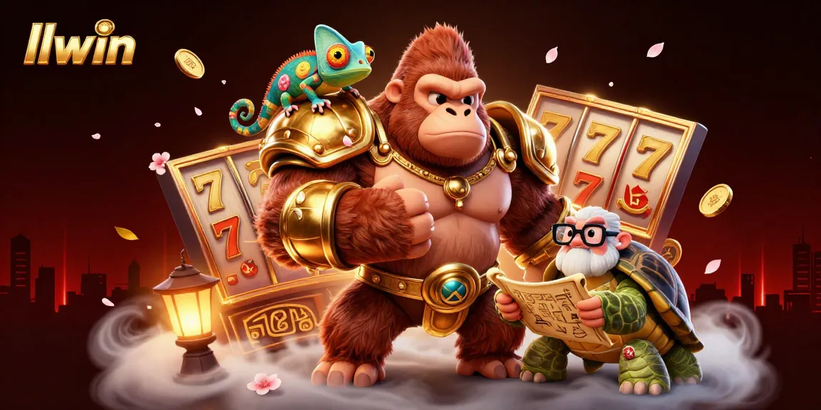 Engage in thrilling casino adventures with llwin, featuring a gorilla king and unique gambling elements!