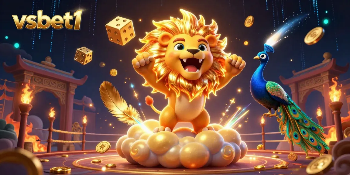 Engage in thrilling action with vsbet1 at the dynamic gaming scene featuring vivid characters and elements.