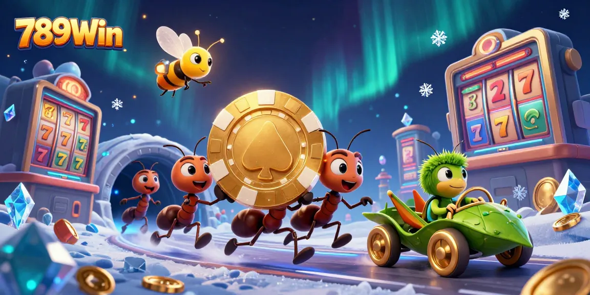 Experience winning at 789Win with a thrilling heist-themed casino adventure in a vibrant 3D illustration