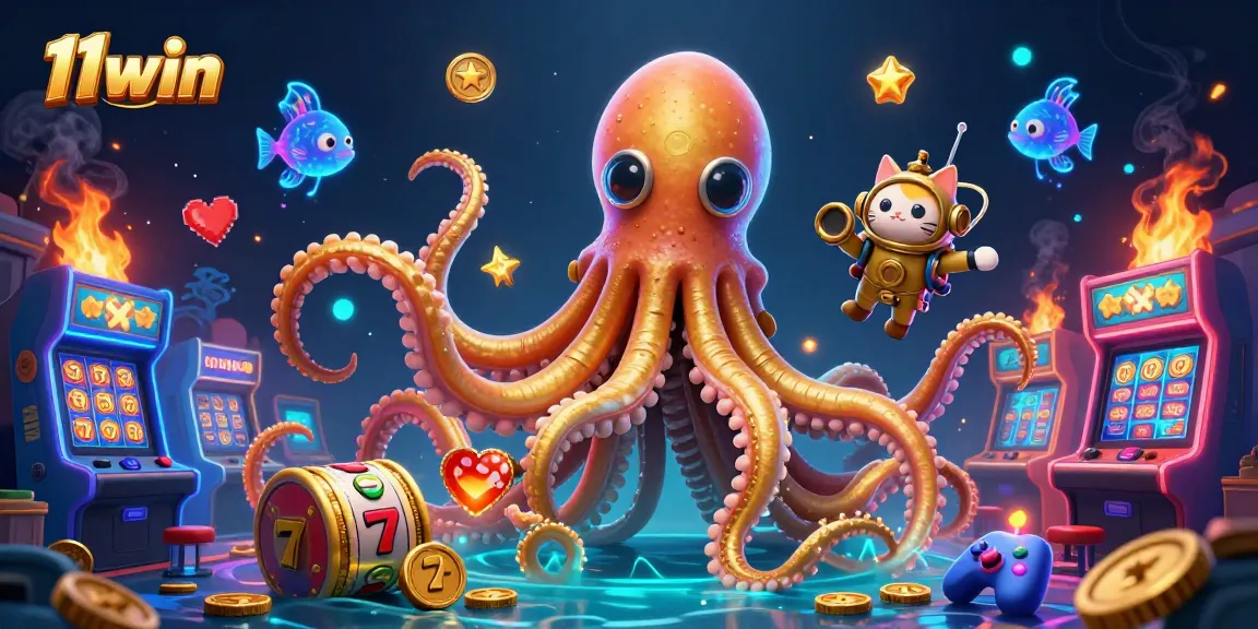 Engage with 11win's thrilling casino world featuring a vibrant, magical undersea adventure.